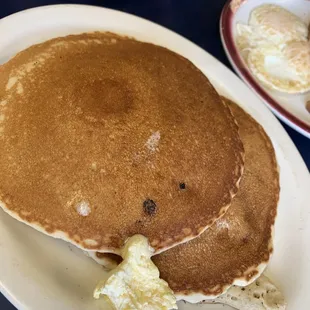 Full stack of pancakes! We shared!!! So good