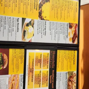 Part of the menu
