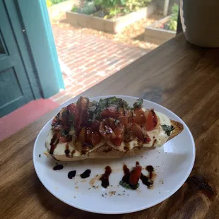 Heirloom Caprese Bruschetta Toast