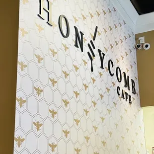 Wall near bar area