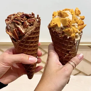 Mocha Hazelnut and Cold Brew Coffee Chip