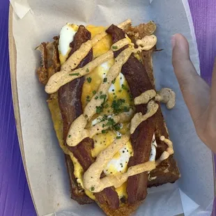 Breakfast Savory Waffle