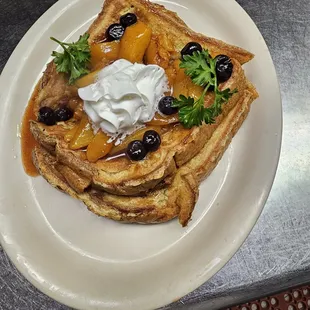 Introducing Peach Perfect French Toast!