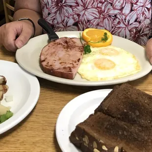 Ham and Eggs Breakfast