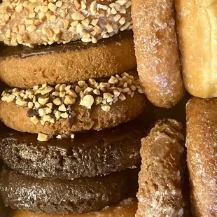 a variety of doughnuts