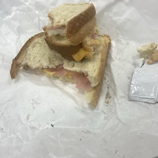 This is there 8. Panini Ham, Egg and Cheese Sandwich . I don&apos;t even leave reviews.