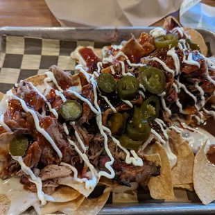 BBQ nachos