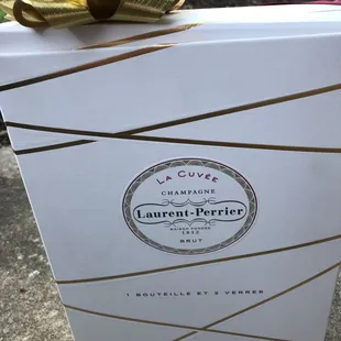Anniversary gift delivered personally by the manager. What a store!