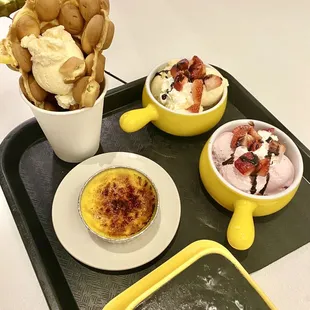 donuts, dough desserts, food