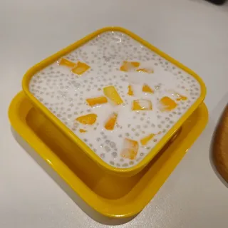 Taro sago mango coconut milk