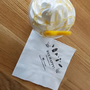 I got the sweetie - drizzled honey.  Can taste the milk in the ice cream- yum!