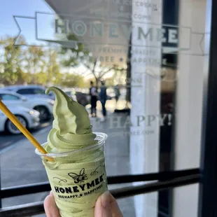 Matcha ice cream