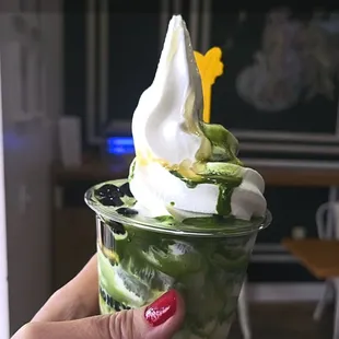 Matcha Affogato!!!! Had it with Boba. SOOOO GOOD!!!!