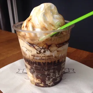 Honey Affogato Ice Cream