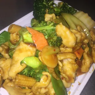 chicken with the garlic sauce