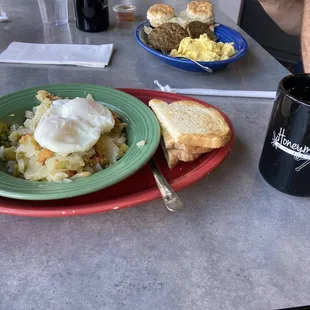 German Fries in the foreground, Honeymoon in the background
