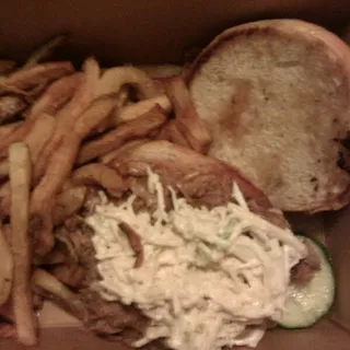 Porkslaw Sandwich