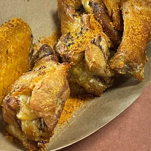 Wings with honey dry rub