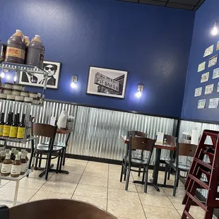 Inside establishment