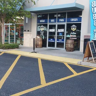 Front of store