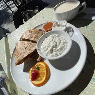 Bistro Breakfast Veggie Quesadilla