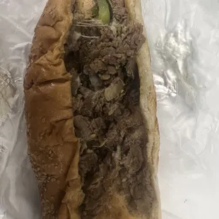 Philly Steak Sub.... Caught it on special 2 for $10...well worth it. HOTT and flavorful