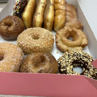 Guess which is mine-.... Chocolate with nuts..