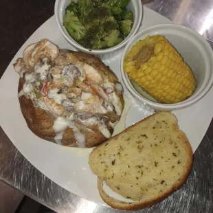 Three Meat Fajita Potato