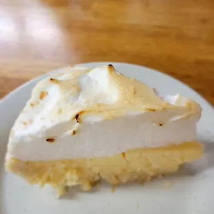 Coconut cream with dreamy meringue.