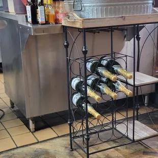 Lest you think this is not a classy place, the champagne says otherwise.