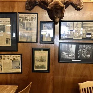 History on the walls.