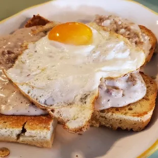 Biscuits and Gravy! So good!