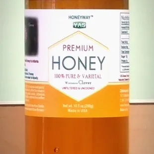 Clover Honey. Kosher Certified. Local Unfiltered &amp; Uncooked