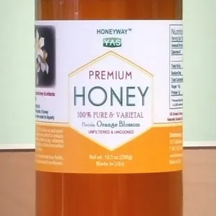 Orange Blossom Honey. Kosher Certified. Florida Uncooked &amp; Unfiltered