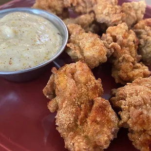 Bacon Fried Oysters