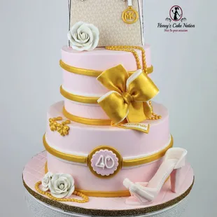 Shoe cake theme cake