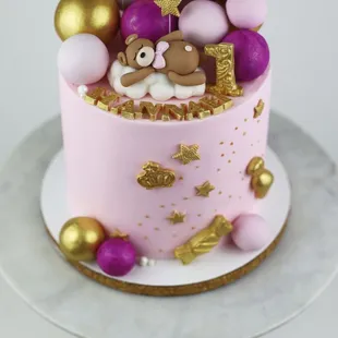 Ballon theme cake