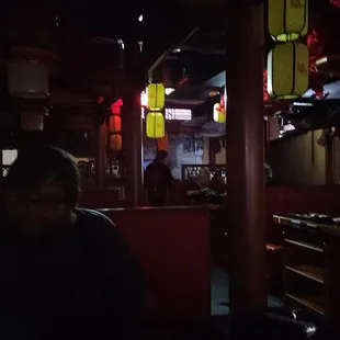 The electricity went out due to a storm for 30 minutes....