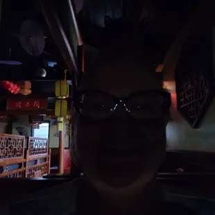 This is me although you can't see me the electricity went out for about 30 minutes