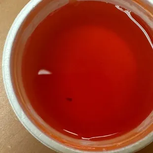 A ROACH in my sweet and sour sauce