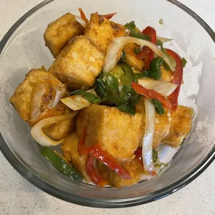 Salt &amp; Pepper Tofu (dim sum size)