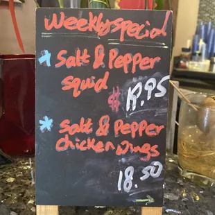  chalkboard sign for a restaurant