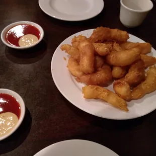 Sesame seed shrimp appetizer - easily enough for 3