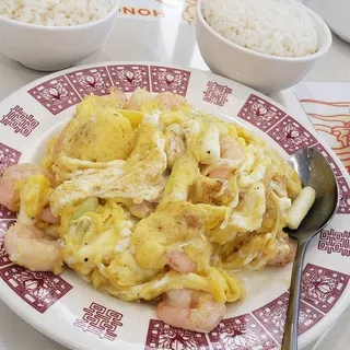 Shrimp with Scrambled Eggs