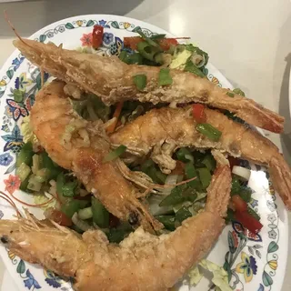 Salt & Pepper Shrimp, Squid and Scallop