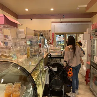 a woman shopping in a store