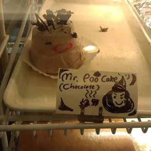 Mr. Poo Cake awesomeness