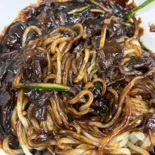 Jajangmyeon Noodles - so good, never disappoints.