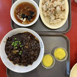 Jjajjangmyeon and Tangsuyuk