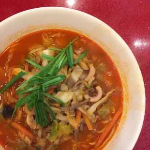 Spicy Noodle Soup